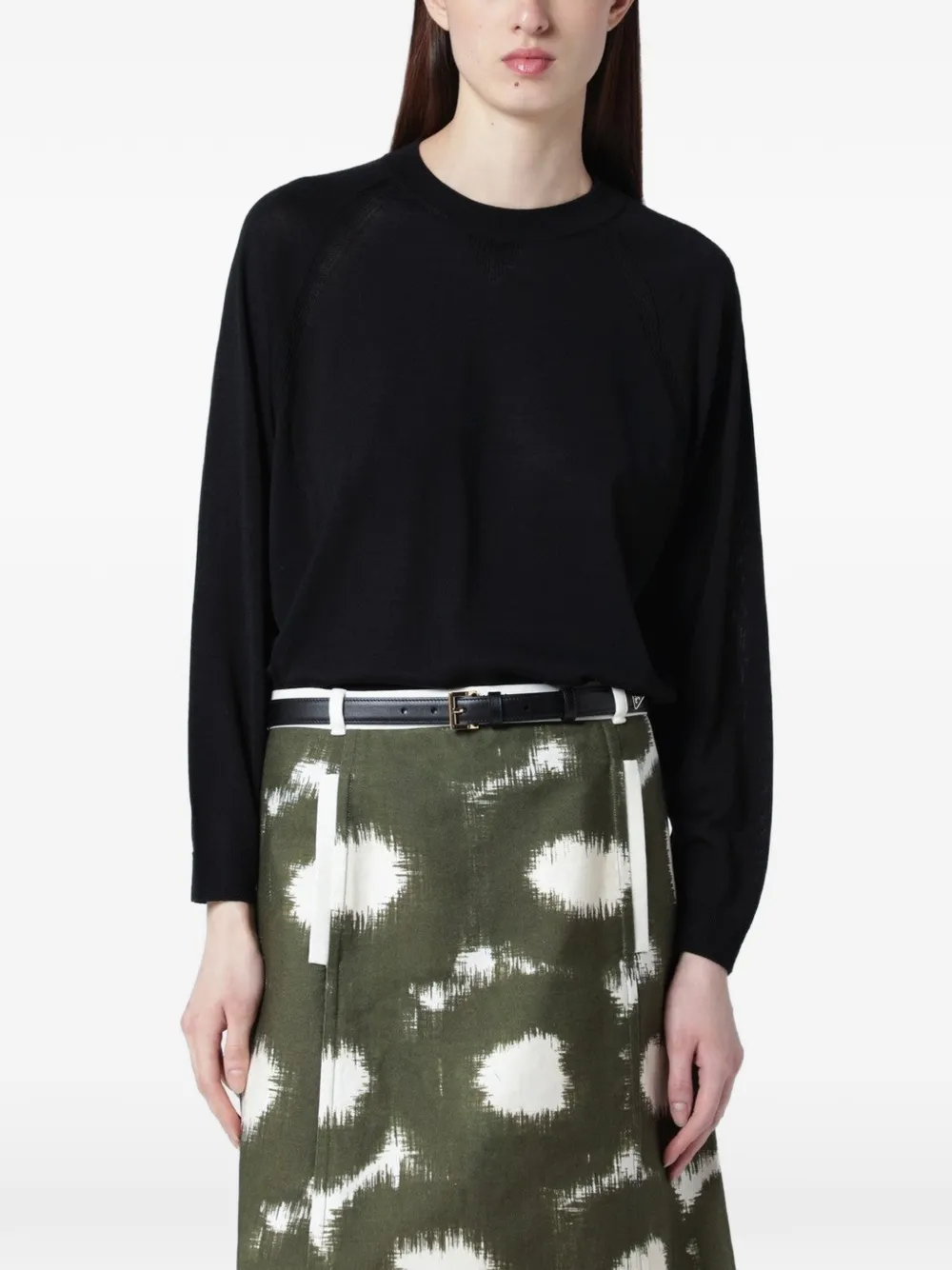 Roberto Collina crew neck knitwear - Nero