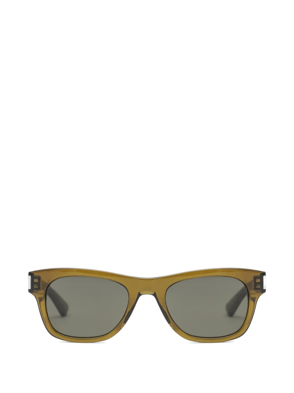 Saint Laurent SL 877 square-frame sunglasses - Braun