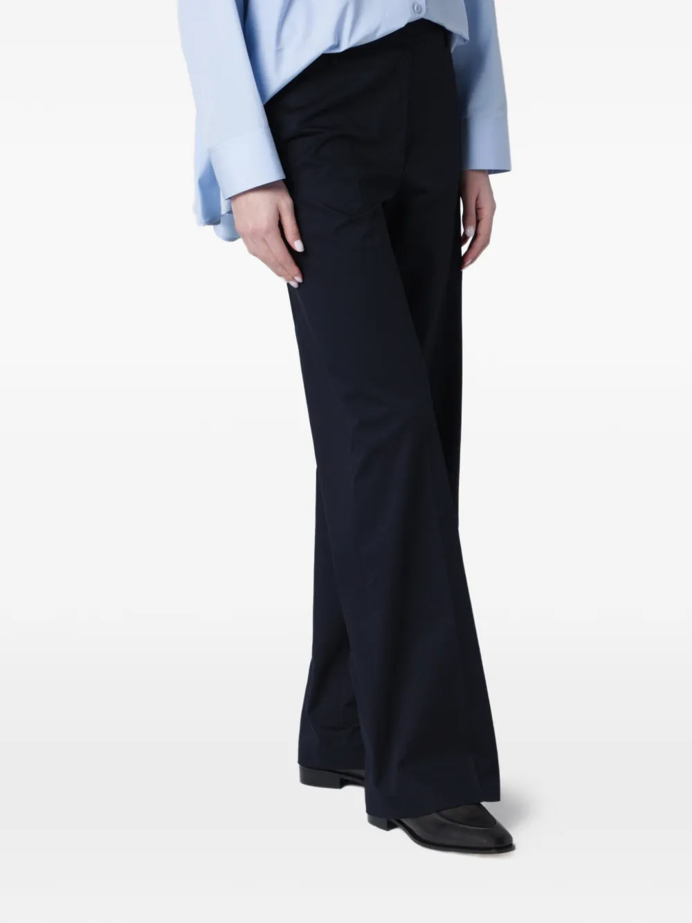 PT Torino Flared broek Blauw