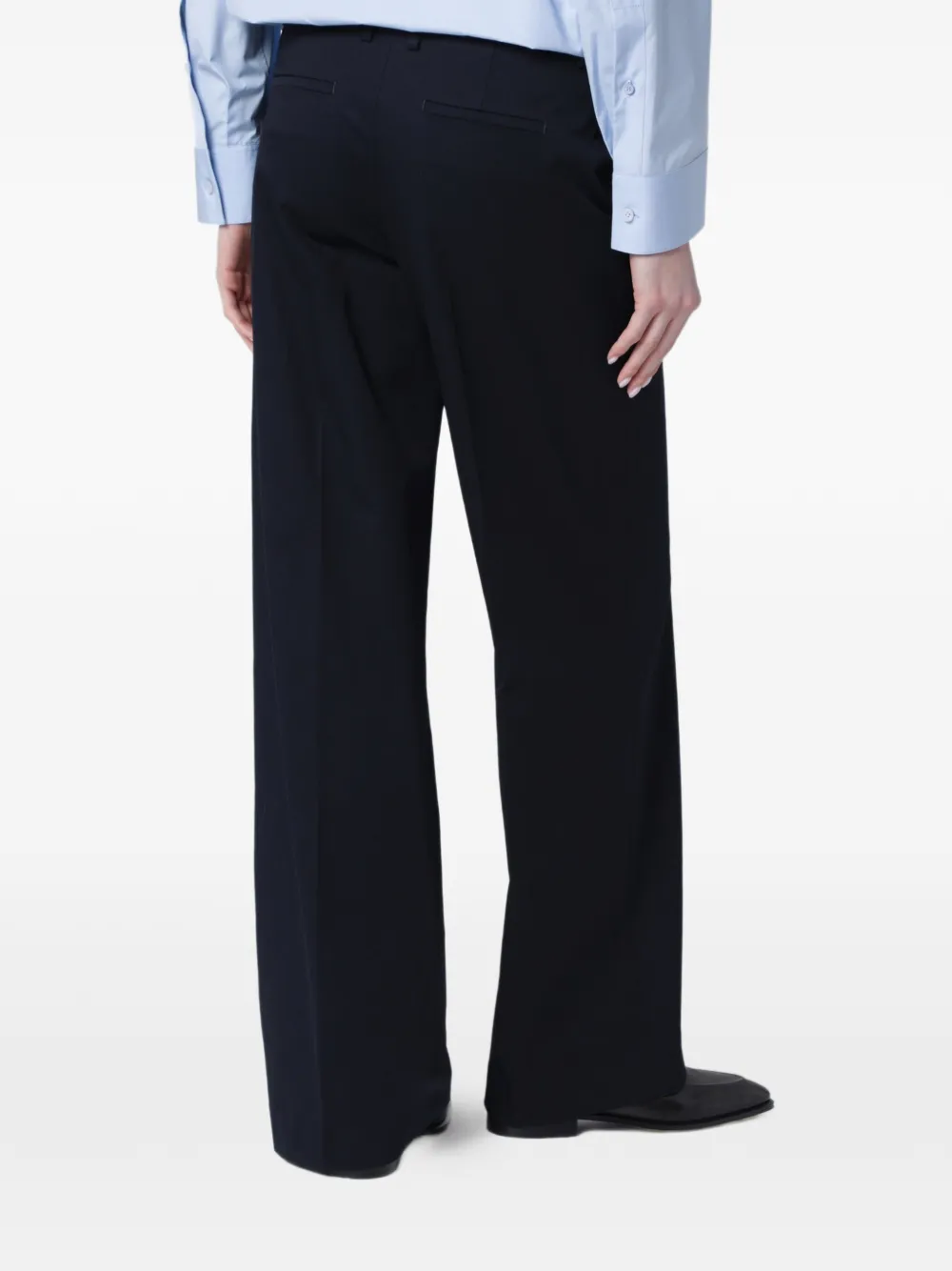 PT Torino Flared broek Blauw