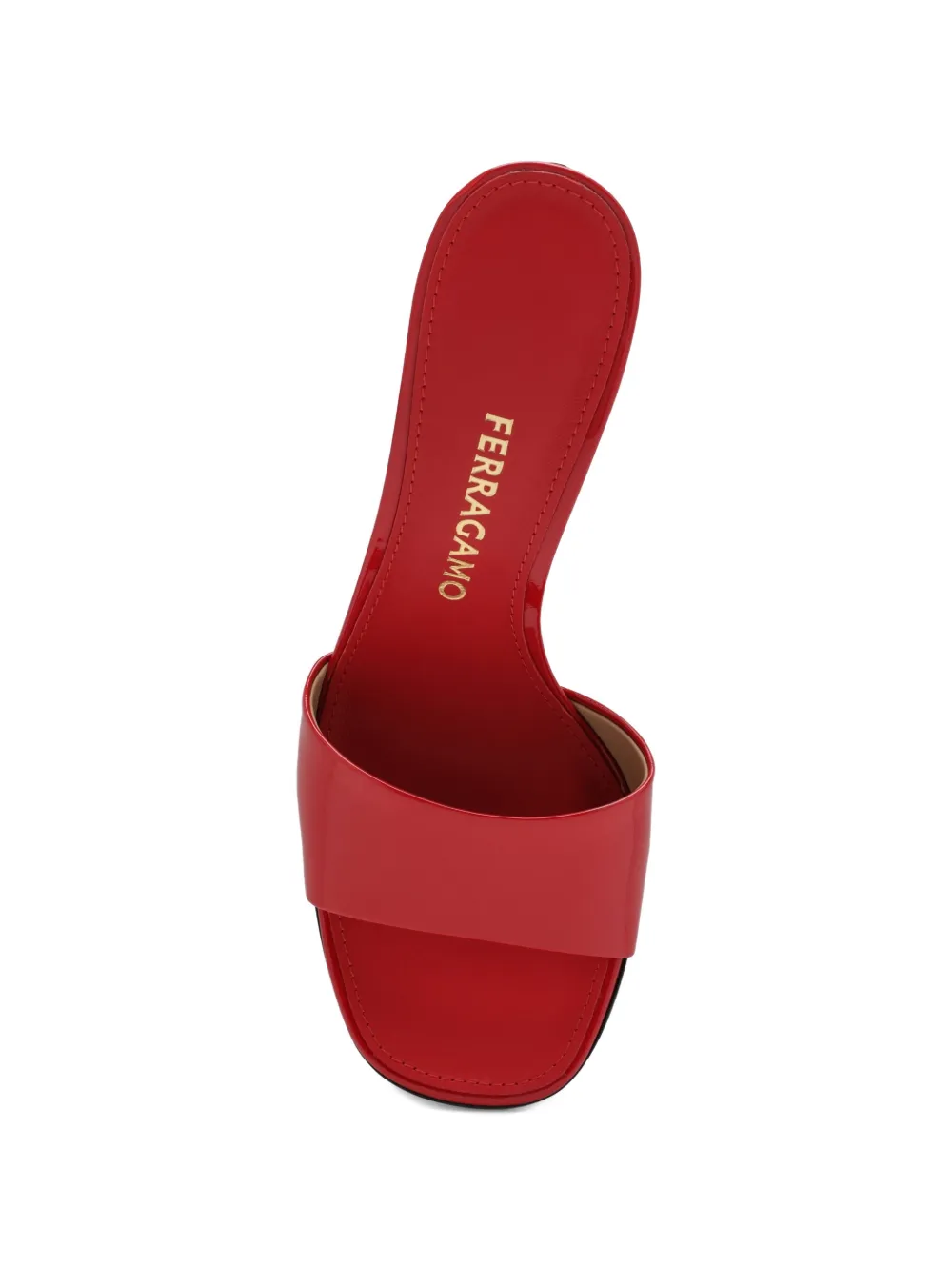 Ferragamo Sandalen met streepdetail Rood