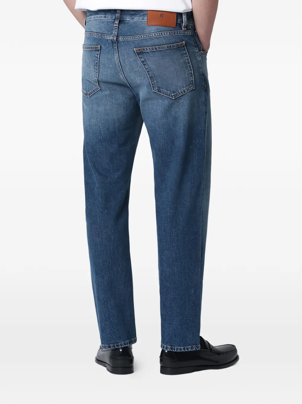 PT Torino Jeans met zak Blauw
