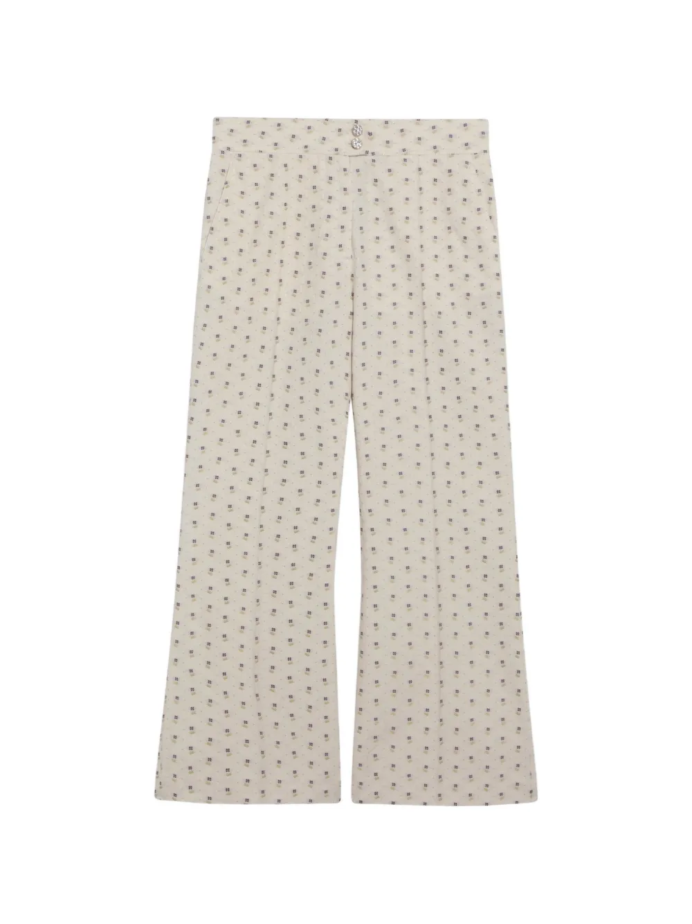 Valentino Garavani floral-print trousers - Nude