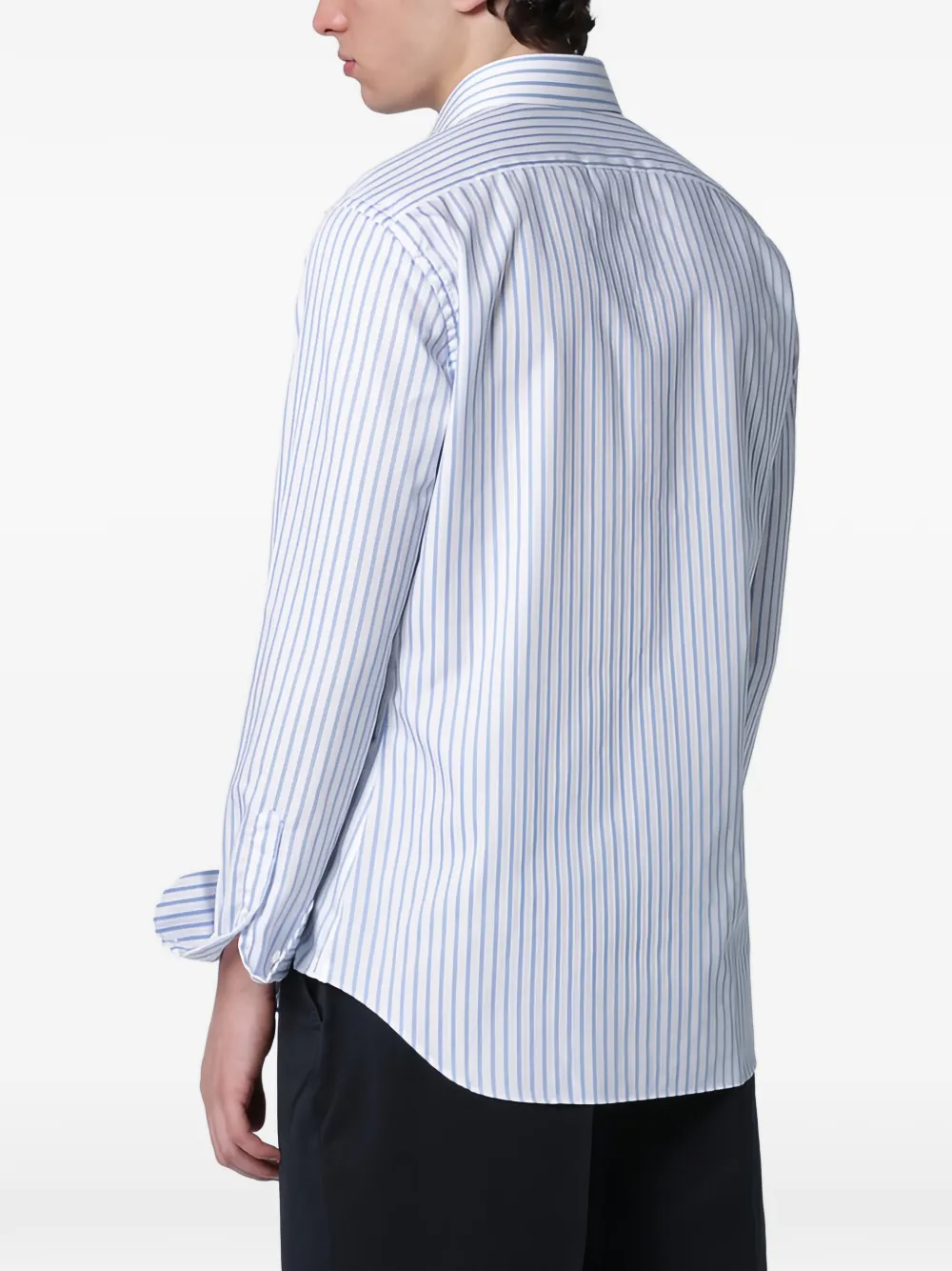  Xacus Camicia A Righe - Bianco 