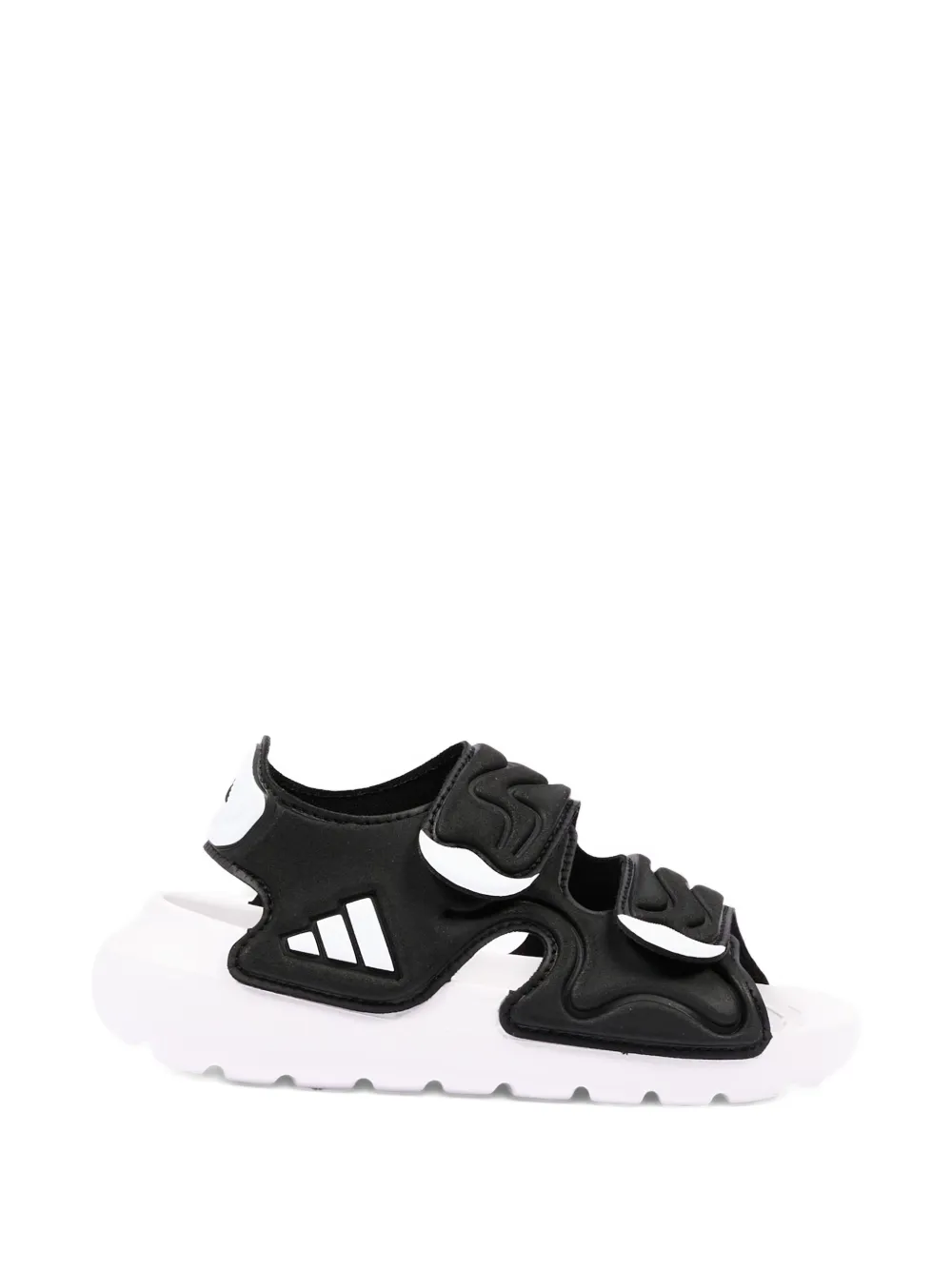 adidas Kids Sandalen met uitgesneden details en bandje Zwart
