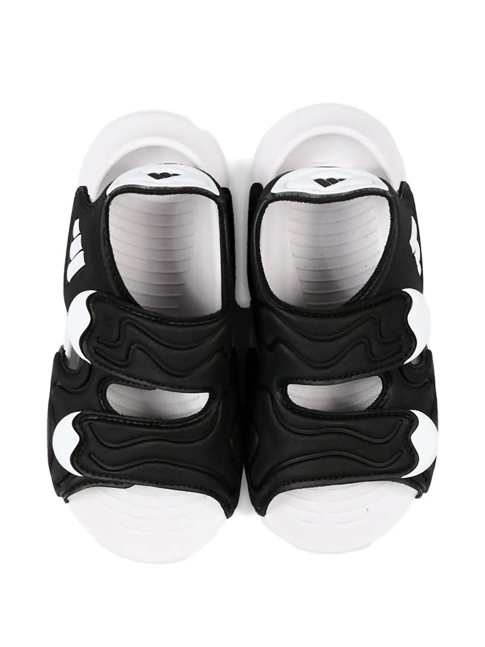 adidas Kids Sandalen met uitgesneden details en bandje Zwart