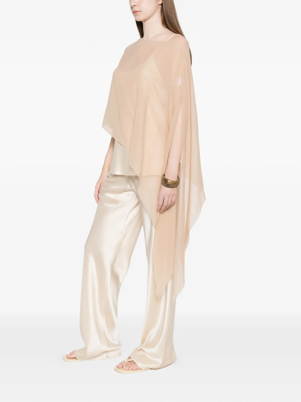 Assimetric-Hem Cape