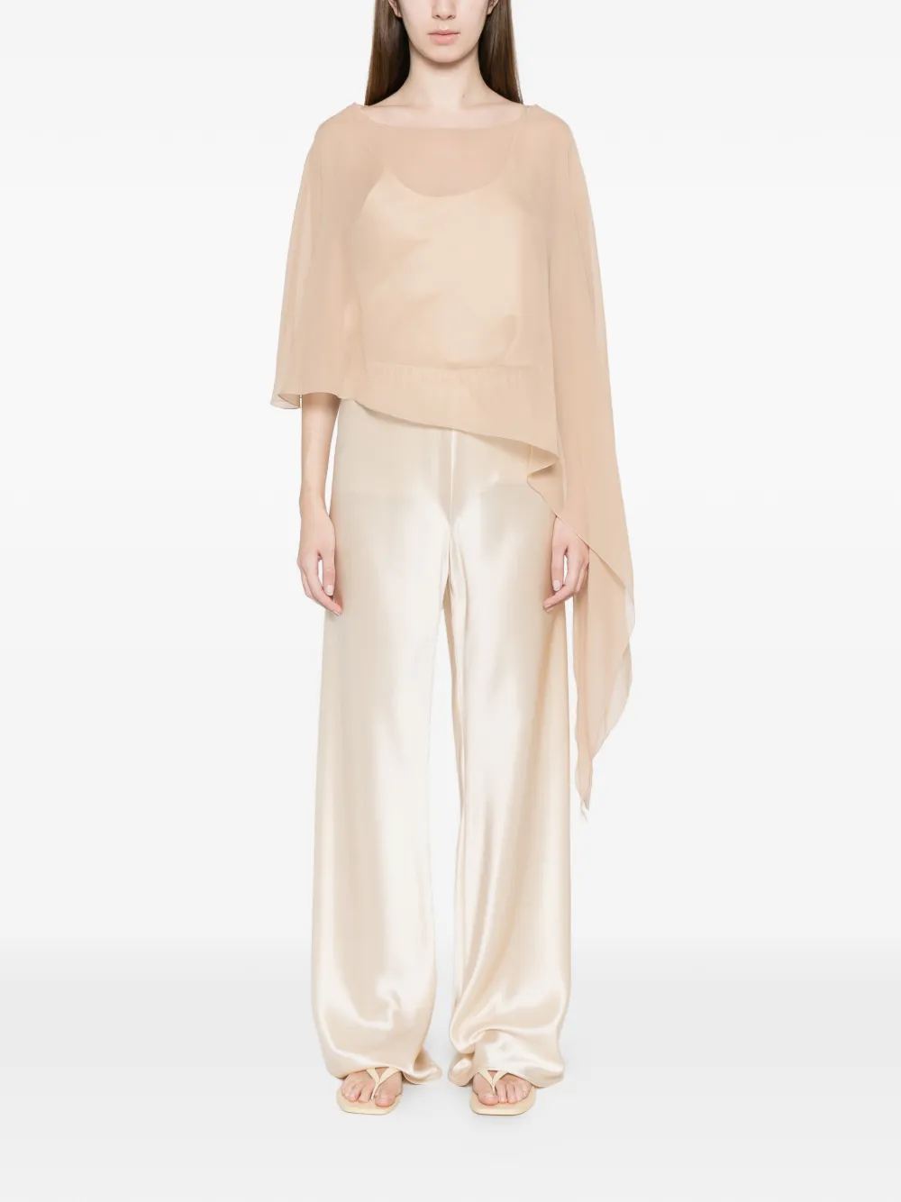 Assimetric-Hem Cape