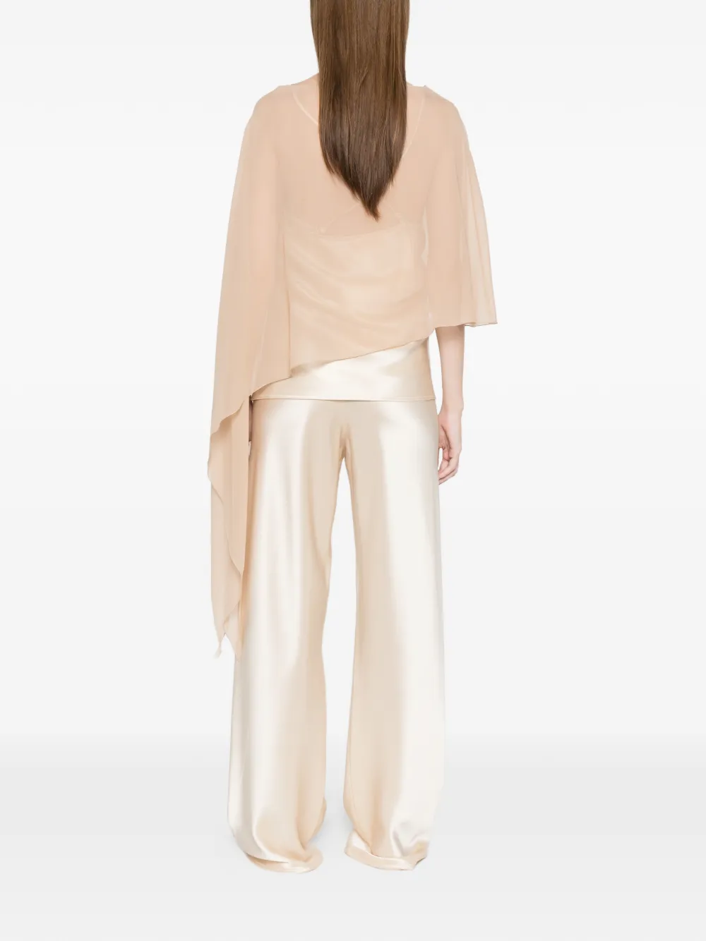 Assimetric-Hem Cape