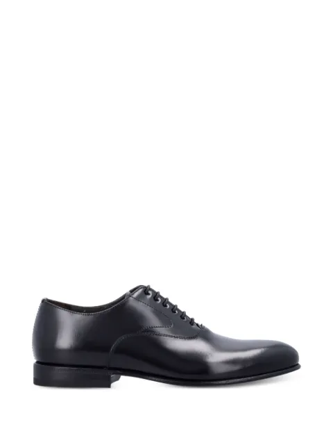Green George polished leather oxford shoes