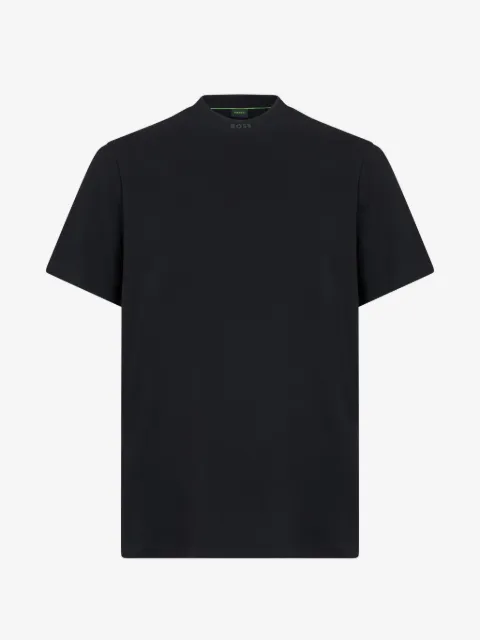 BOSS cotton T-shirt with logo crew neck