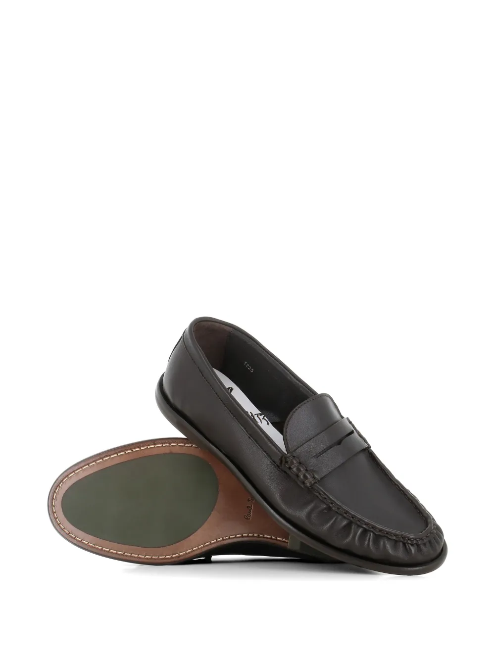 Paul Smith Leren loafers Bruin