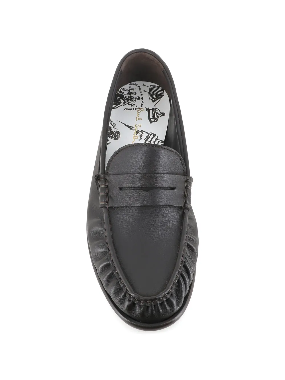Paul Smith Leren loafers Bruin
