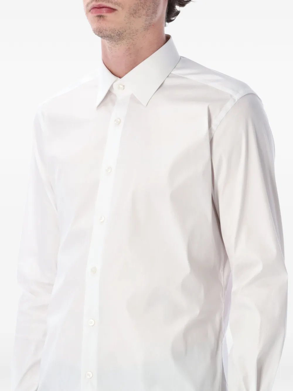 Xacus Tailor overhemd met lange mouwen Wit