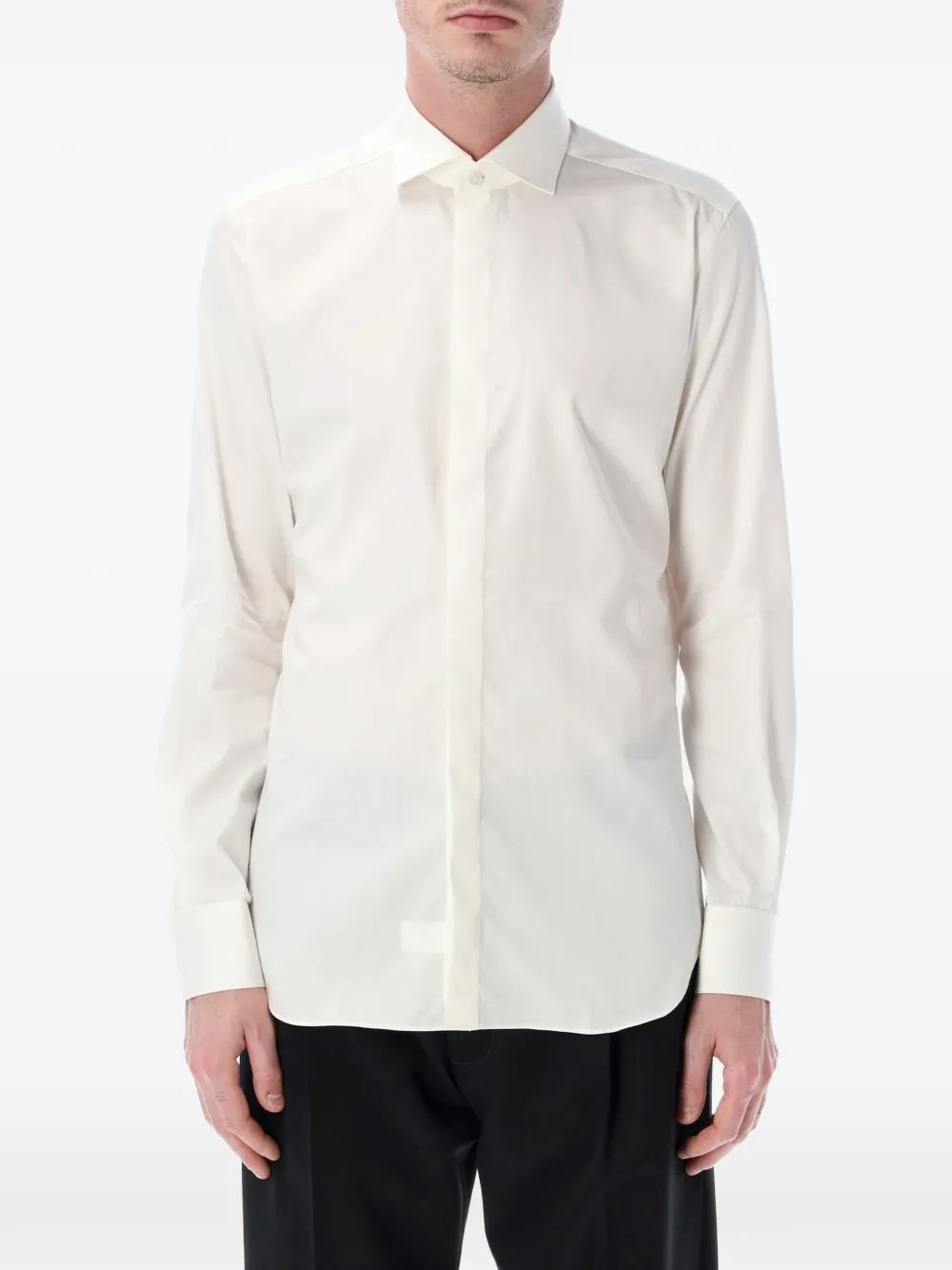 Xacus Tailor button-up plain shirt - Toni neutri