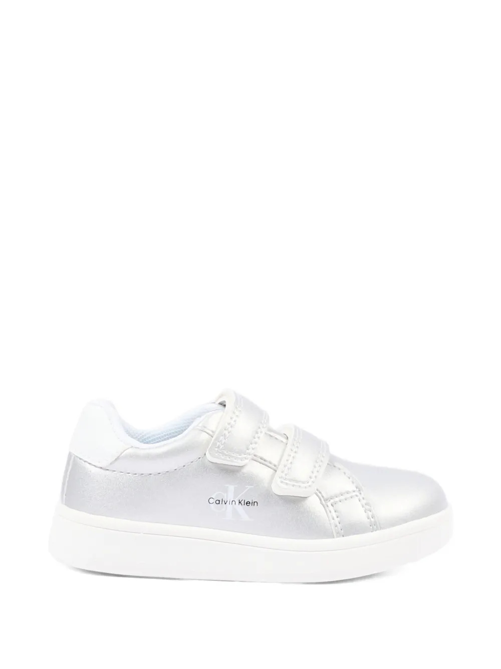 Calvin Klein Kids Sneakers met logoprint Zilver