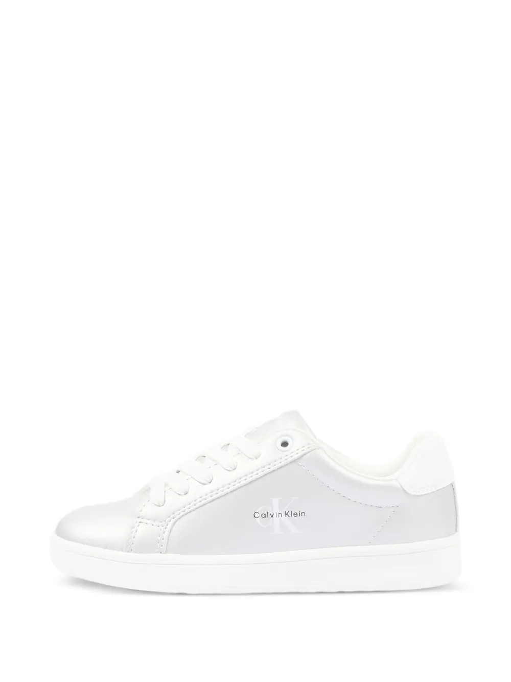 Calvin Klein Kids Sneakers met logoprint Zilver