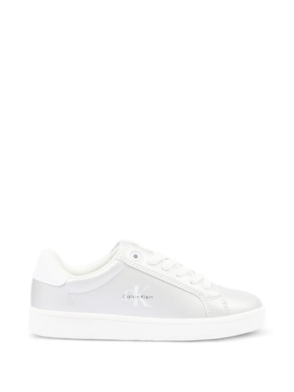 Calvin Klein Kids Sneakers met logoprint Zilver