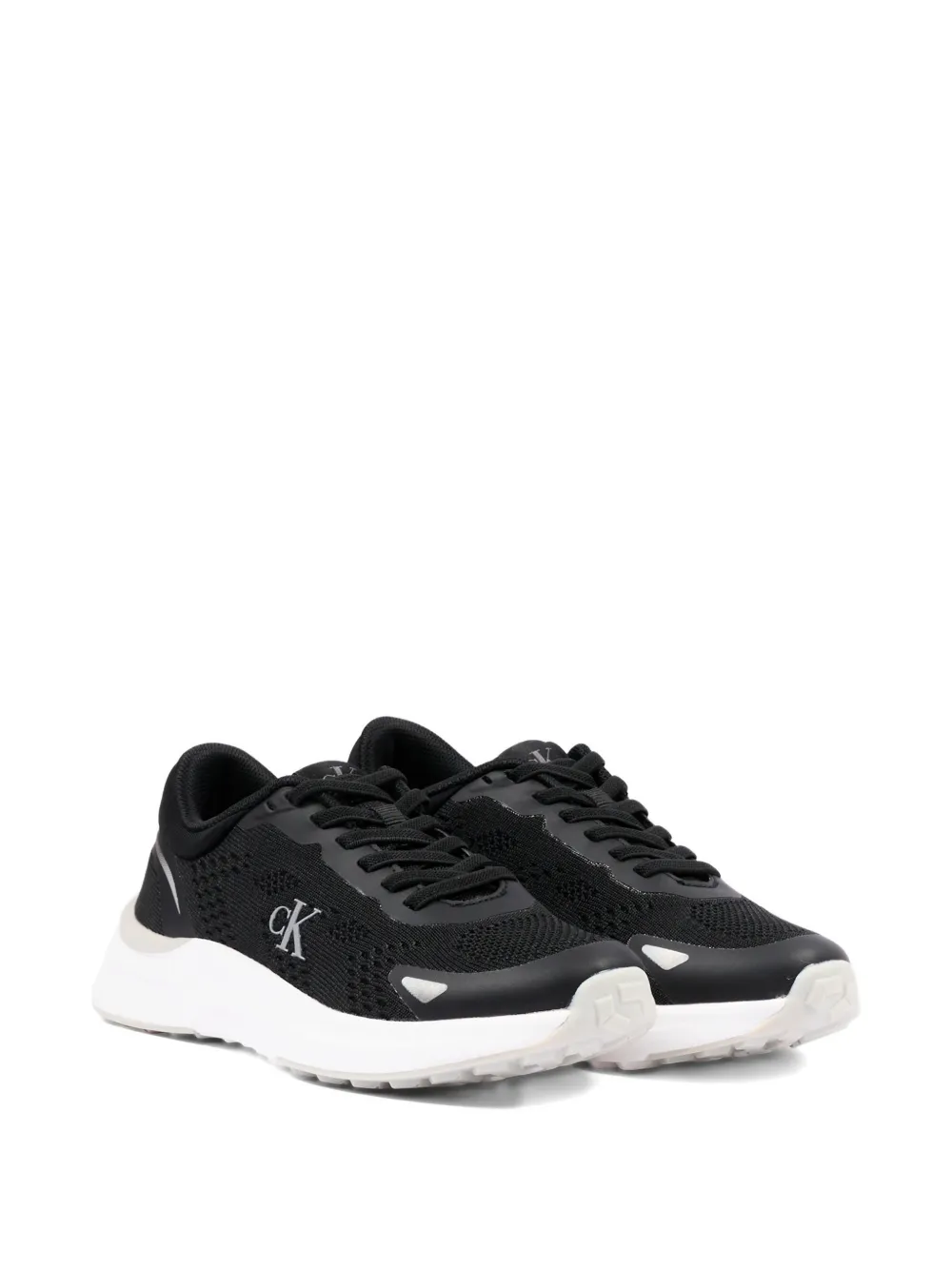 Calvin Klein Kids logo sneakers - Nero