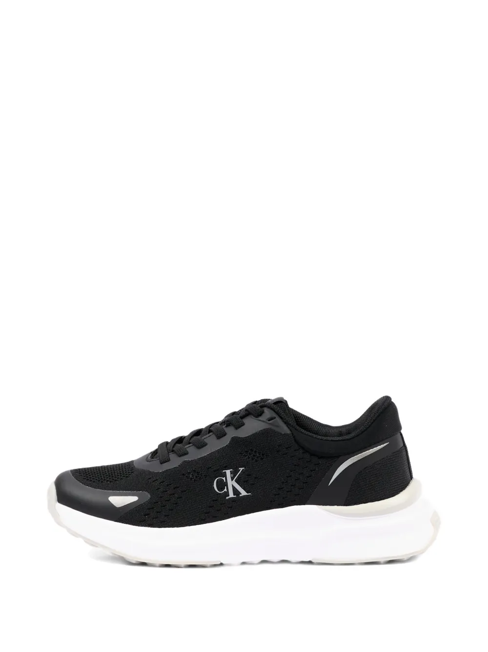 Calvin Klein Kids Sneakers met logo Zwart