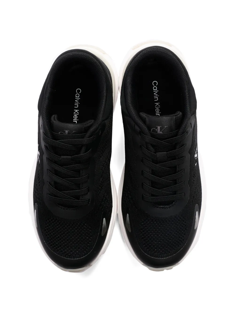 Calvin Klein Kids Sneakers met logo Zwart