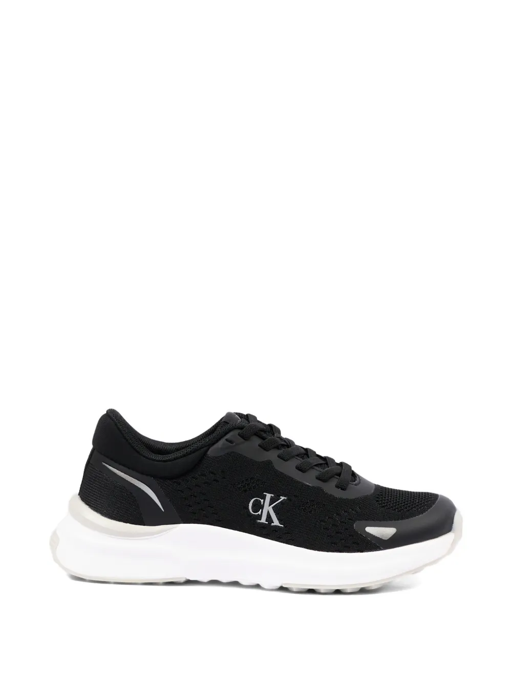 Calvin Klein Kids Sneakers met logo Zwart