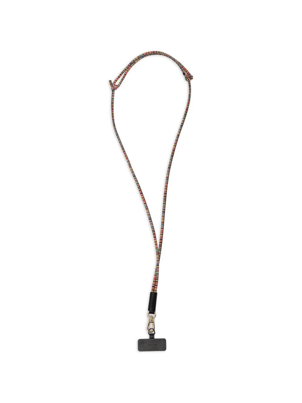 Paul Smith striped knotted phone strap - Rosso