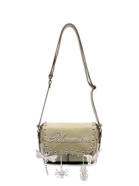 Blumarine embroidery charm shoulder bag