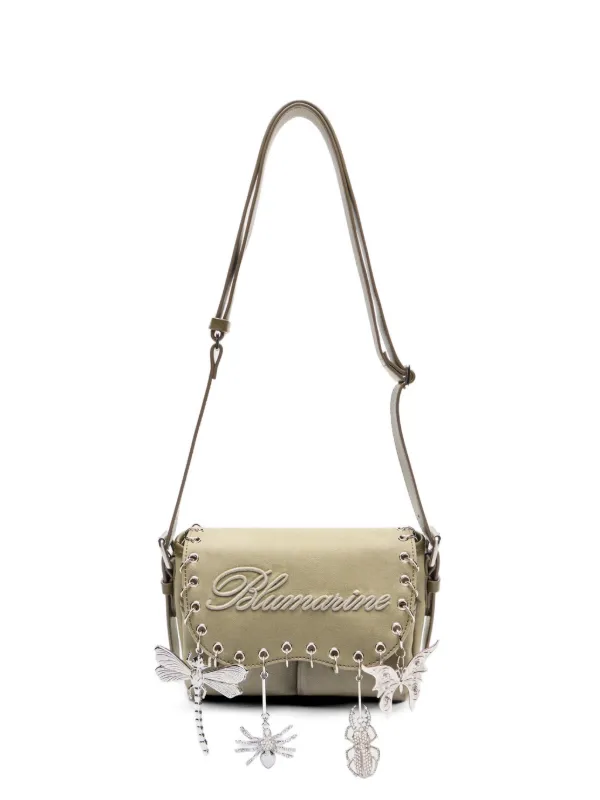 Blumarine エンブロイダリー ショルダーバッグ | グリーン | FARFETCH JP