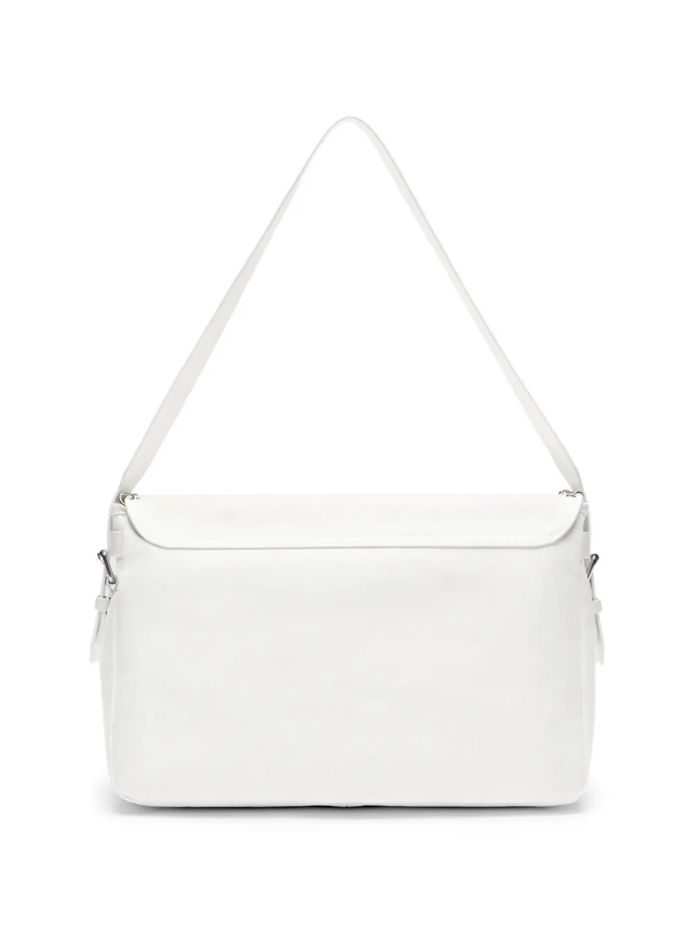  Blumarine Embroidery Insect-charm Shoulder Bag - White 