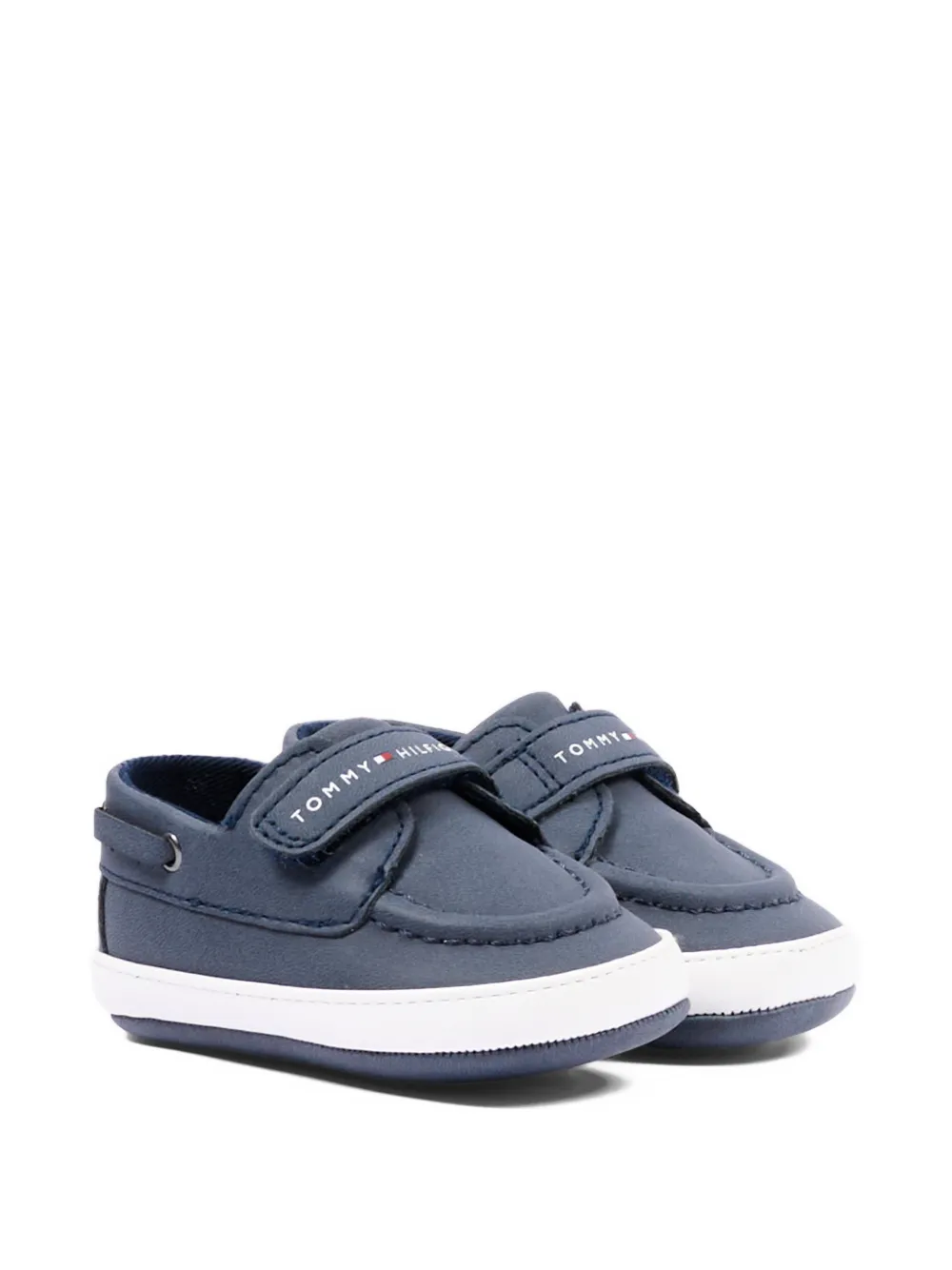 Tommy Hilfiger Junior strap moccasins - Blu