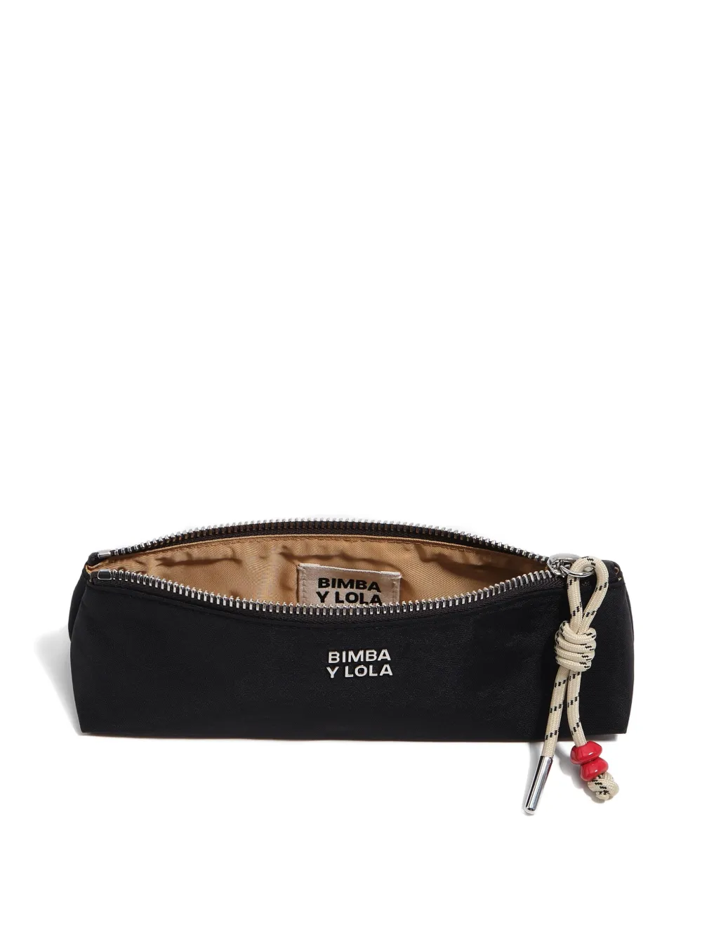 Bimba y Lola Make-up tas met koord-detail Grijs