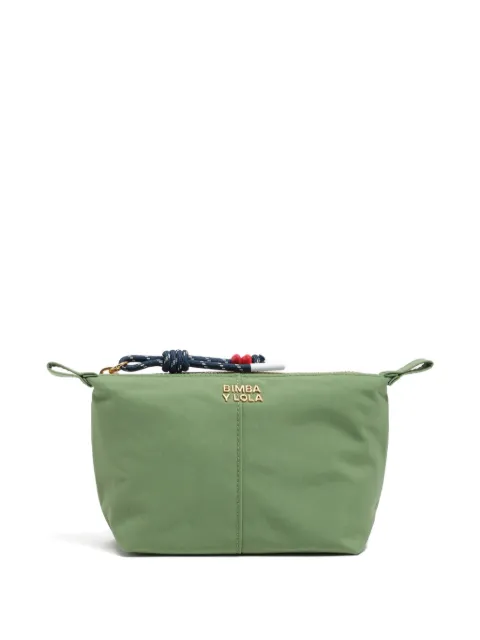 BIMBA Y LOLA logo-plaque make up bag