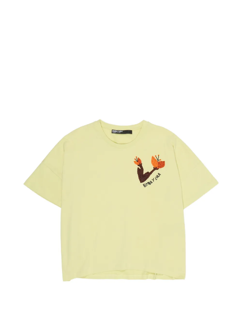 Bimba y Lola T-shirt girocollo con stampa - Giallo