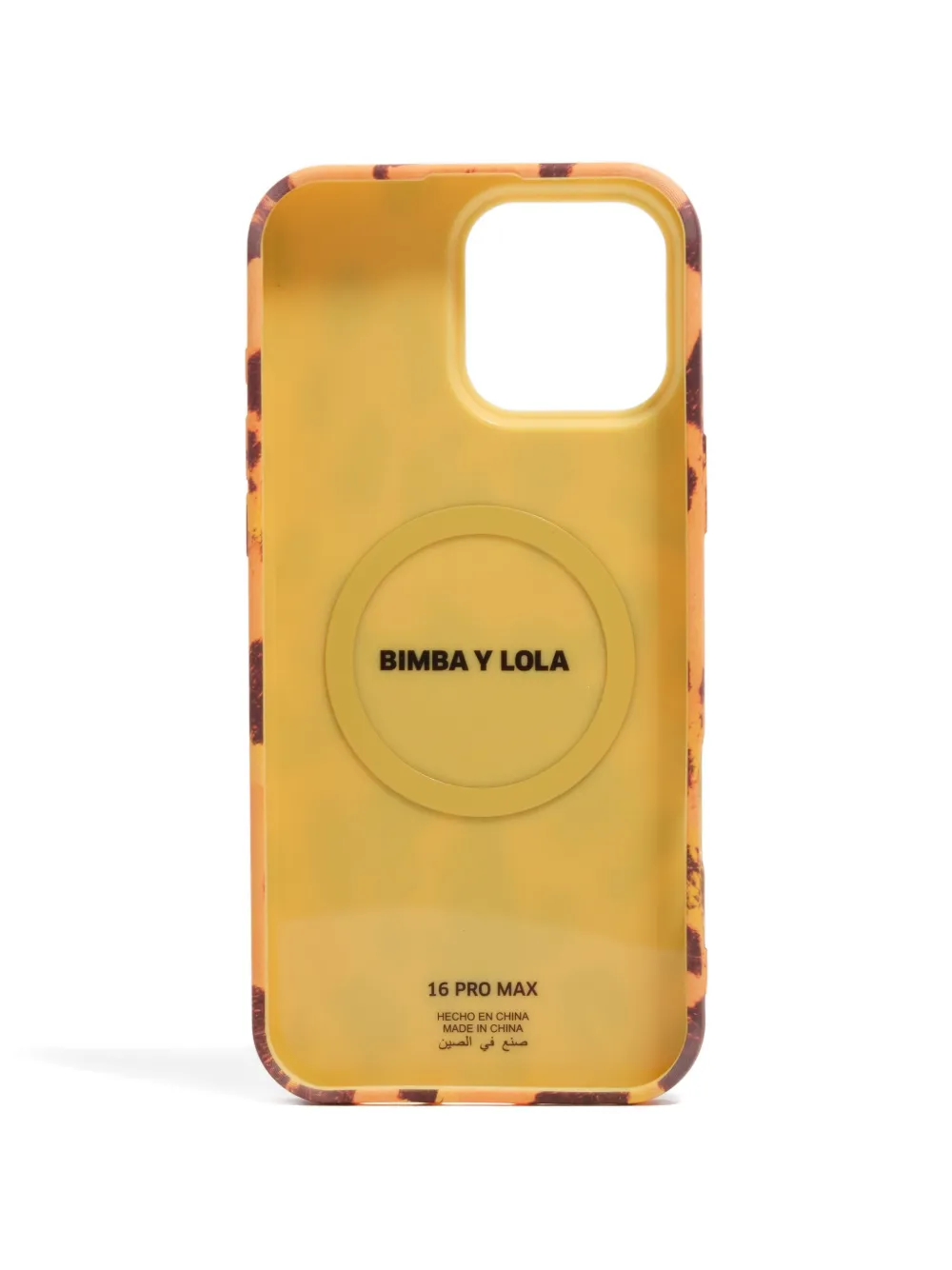  Bimba Y Lola Iphone 16 Pro Max Palm Tree-print Phone Case - Yellow 