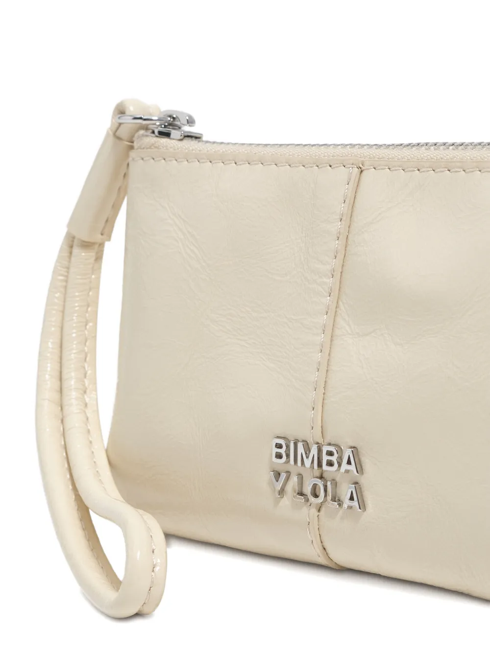 BIMBA Y LOLA Leren portemonnee Beige