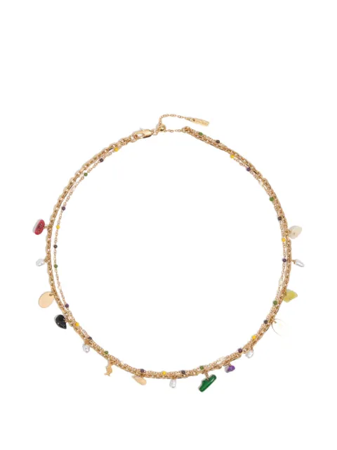 Bimba y Lola charm beaded necklace