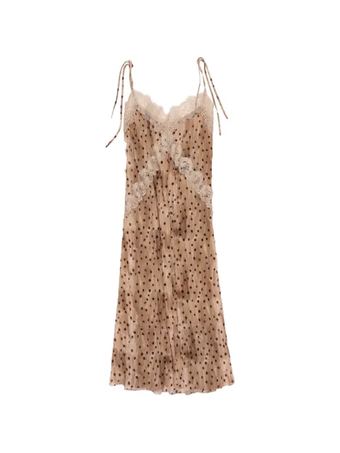 Bimba y Lola polka-dot midi dress