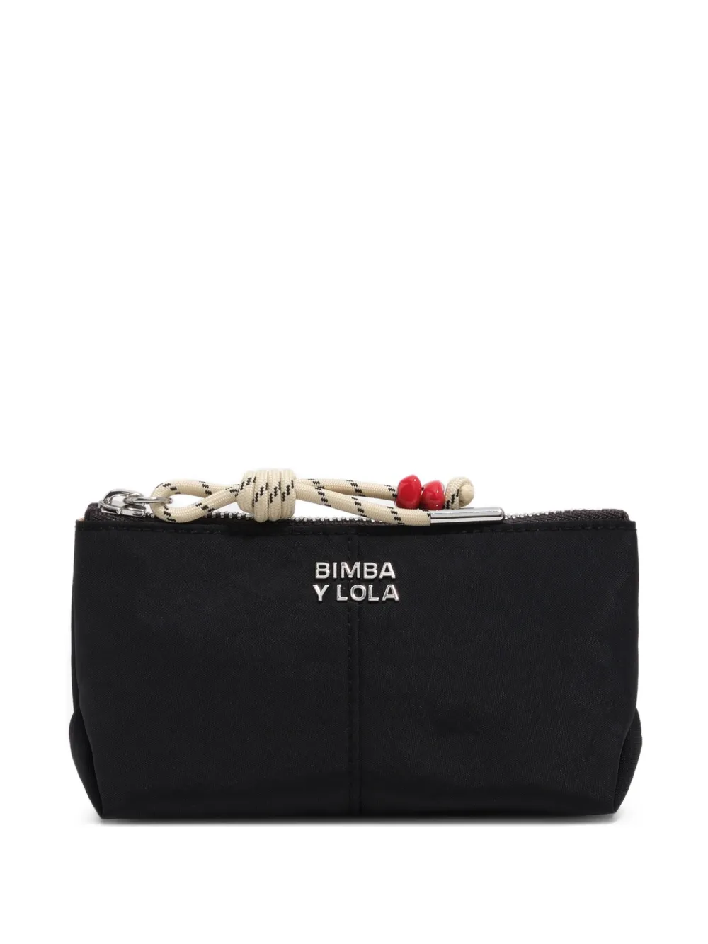 BIMBA Y LOLA Portamonete con placca logo - Grigio