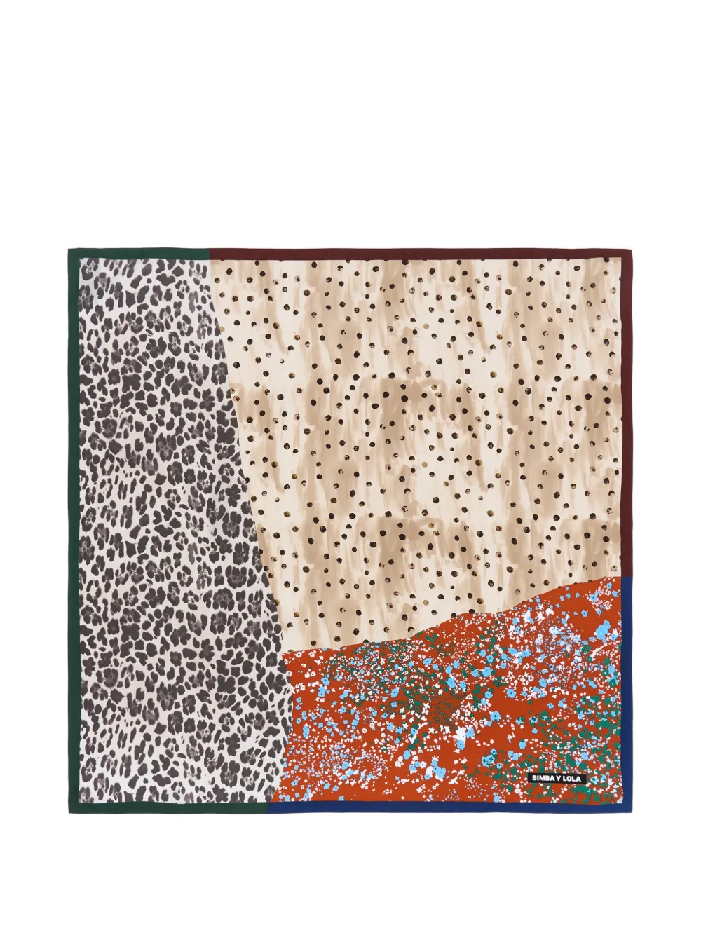 BIMBA Y LOLA Sjaal met dierenpatroon Beige