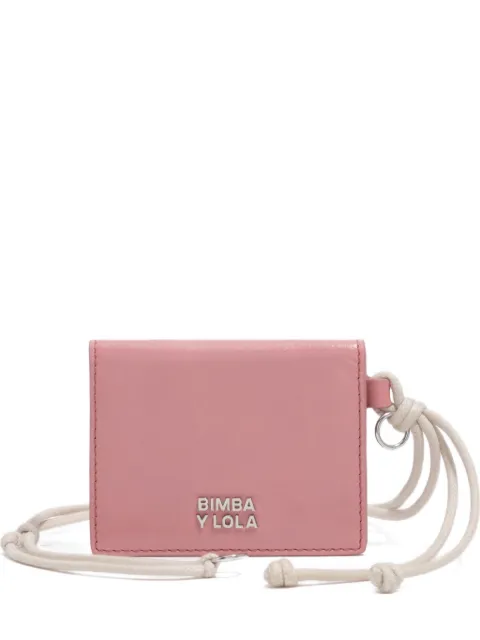 Bimba y Lola cartera de piel con detalle de cuerda