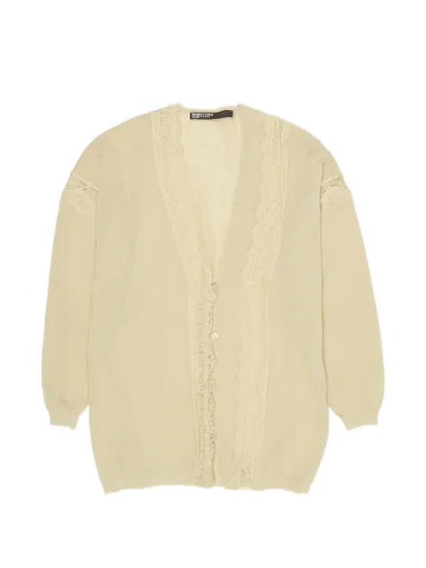 Bimba y Lola lace-trim cardigan