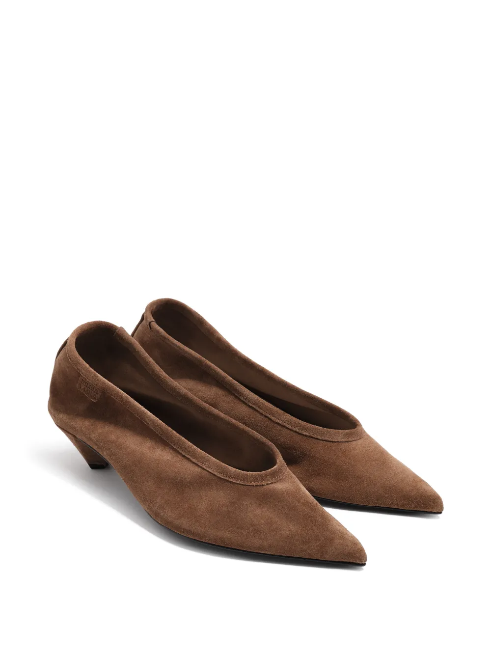  Bimba Y Lola Pointed Leather Pumps - Brown 