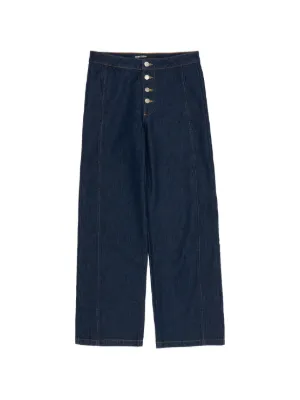 GANNI ストライプ ジーンズ | ブルー | FARFETCH JP GANNI ストライプ ジーンズ | ブルー | FARFETCH JP