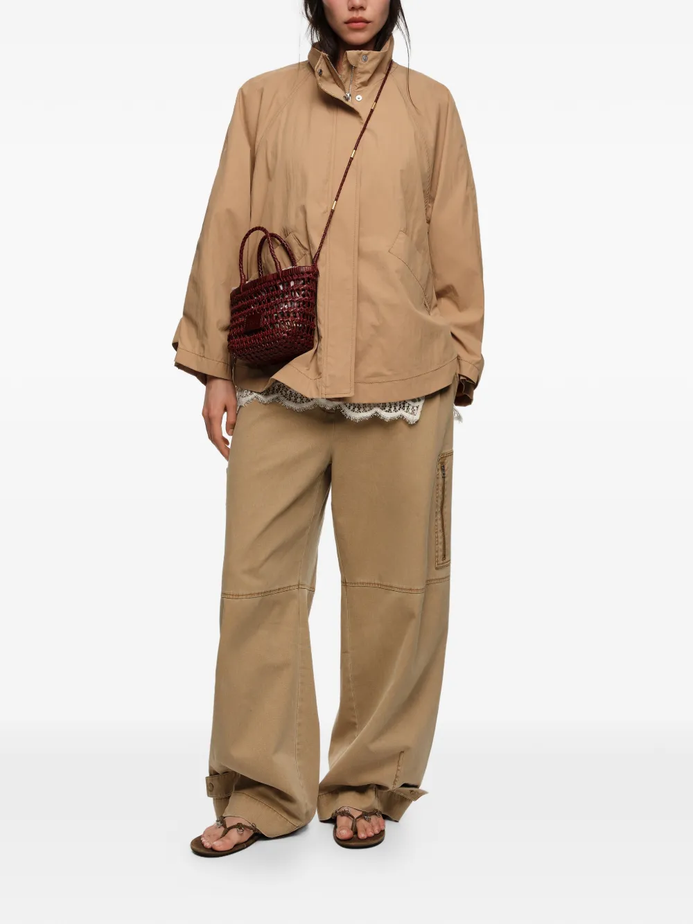  Bimba Y Lola A-line Jacket - Neutrals 