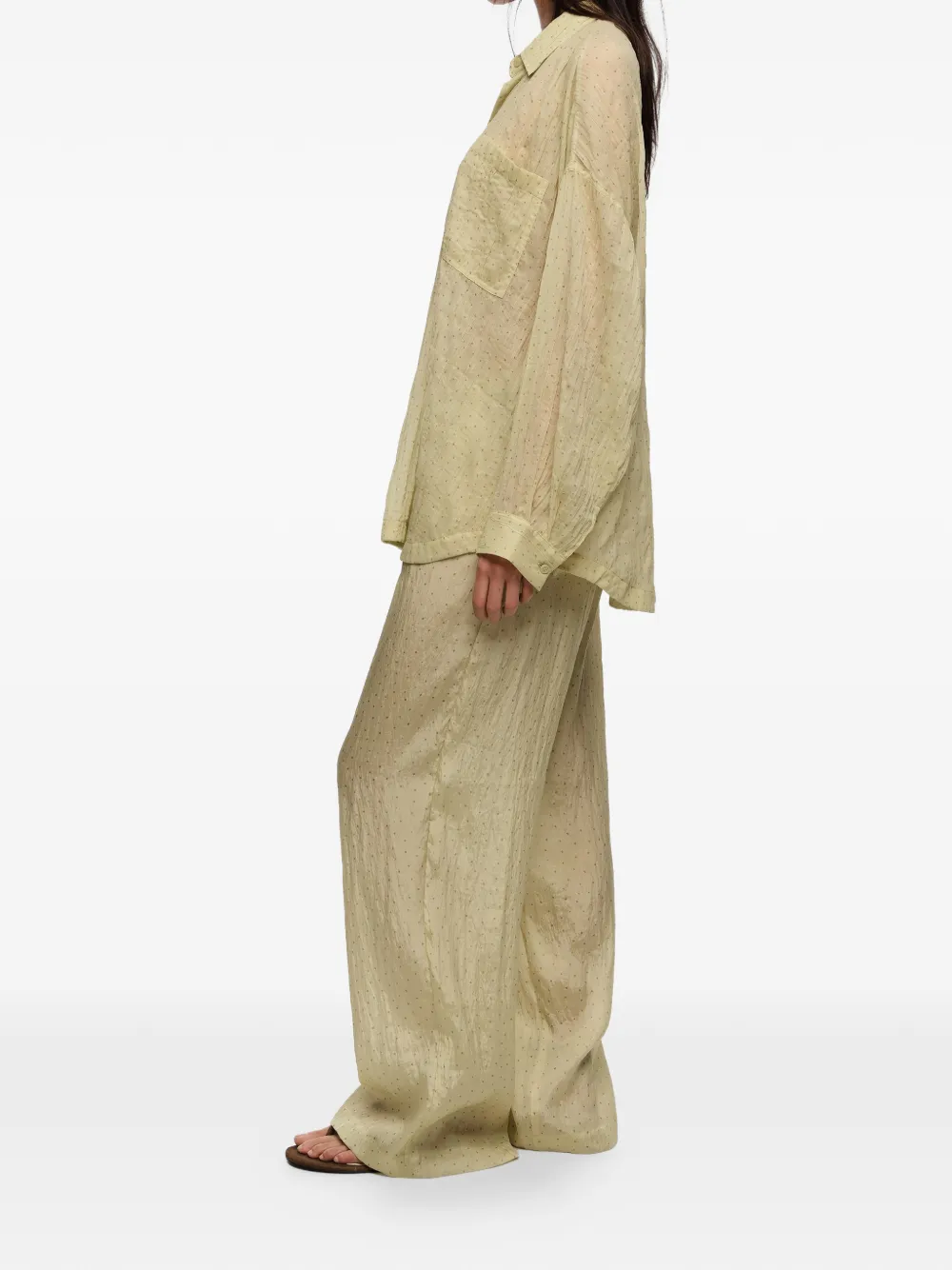 BIMBA Y LOLA Broek met stippen Beige