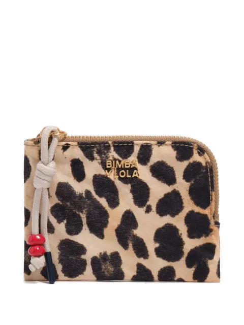 Bimba y Lola leopard-print wallet