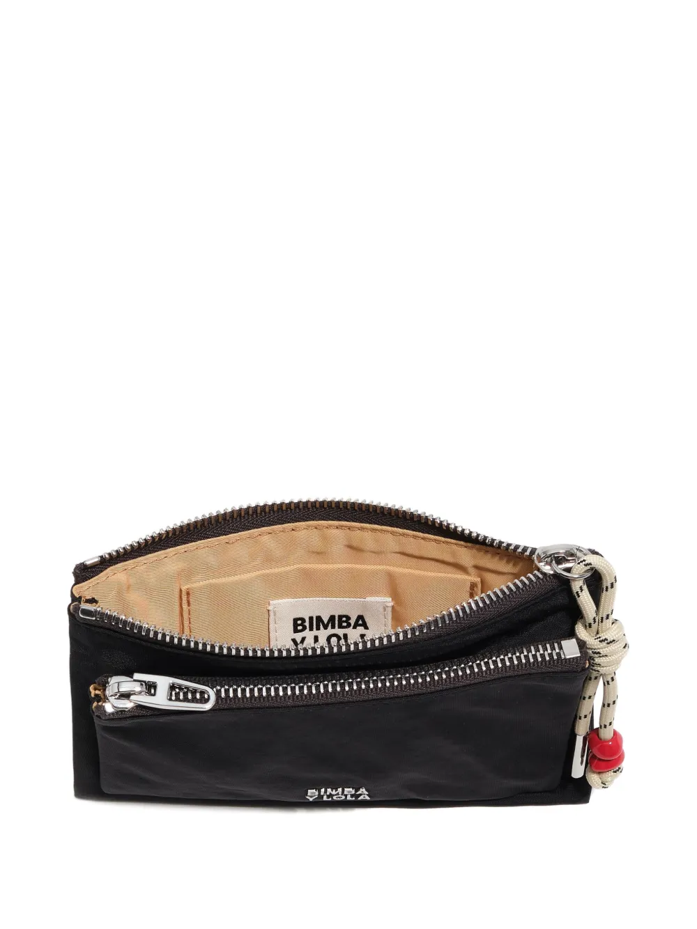  Bimba Y Lola Zip Compact Purse - Black 