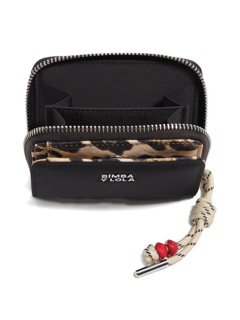 Bimba y Lola Portemonnee met print Zwart