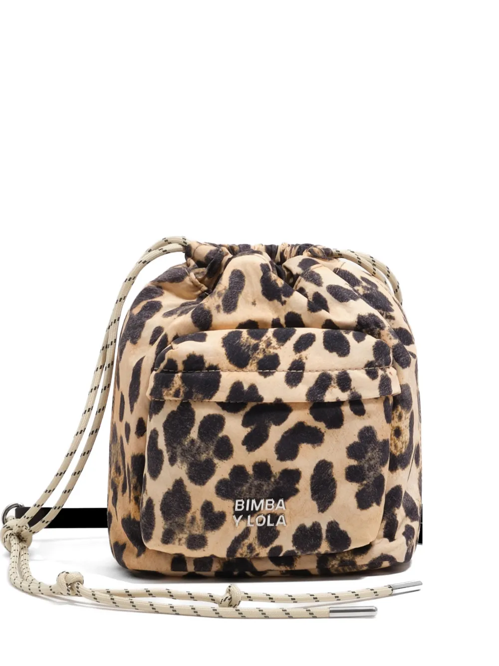 BIMBA Y LOLA Mini-Tasche mit Leopardenmuster - Nude